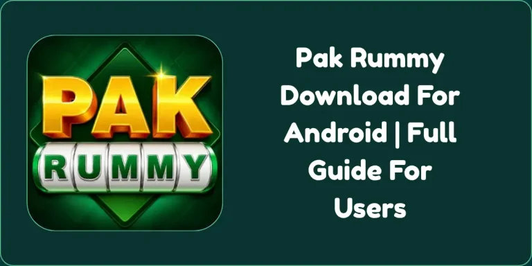 Pak Rummy Download For Android