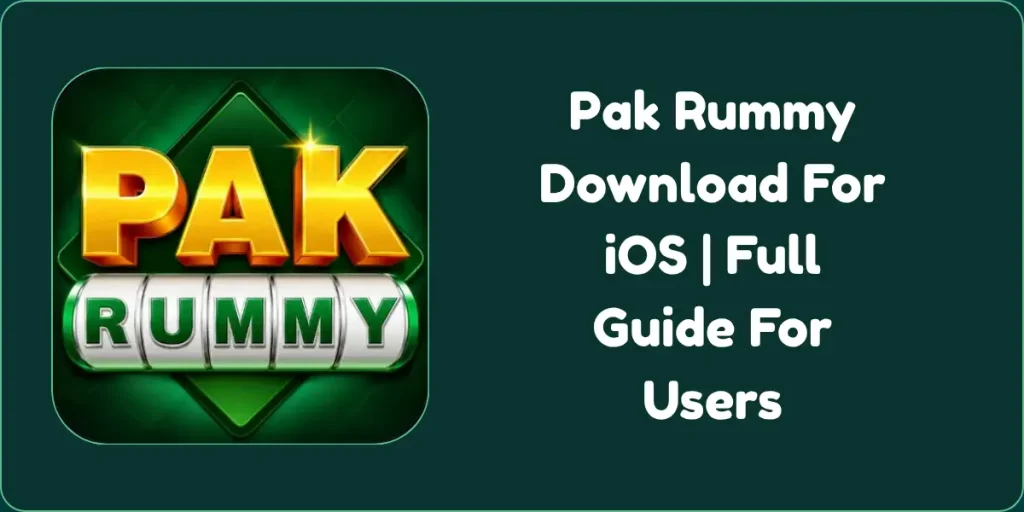 Pak Rummy Download For iOS