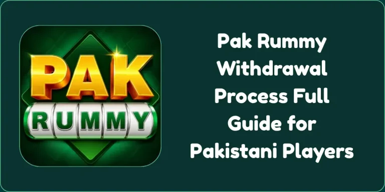 Pak Rummy Withdrawal Process